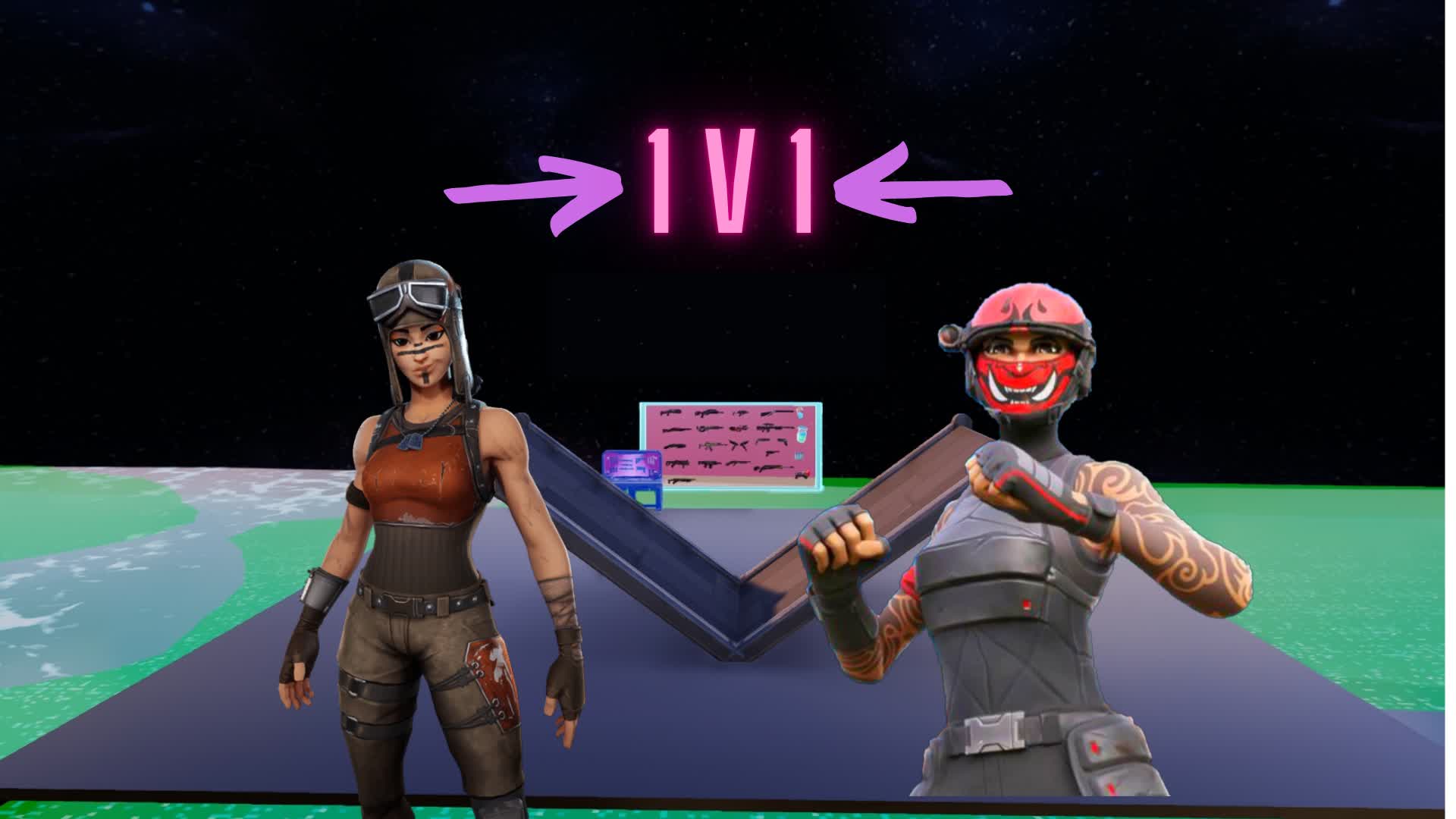 1V1 BUILD FIGHT 👑