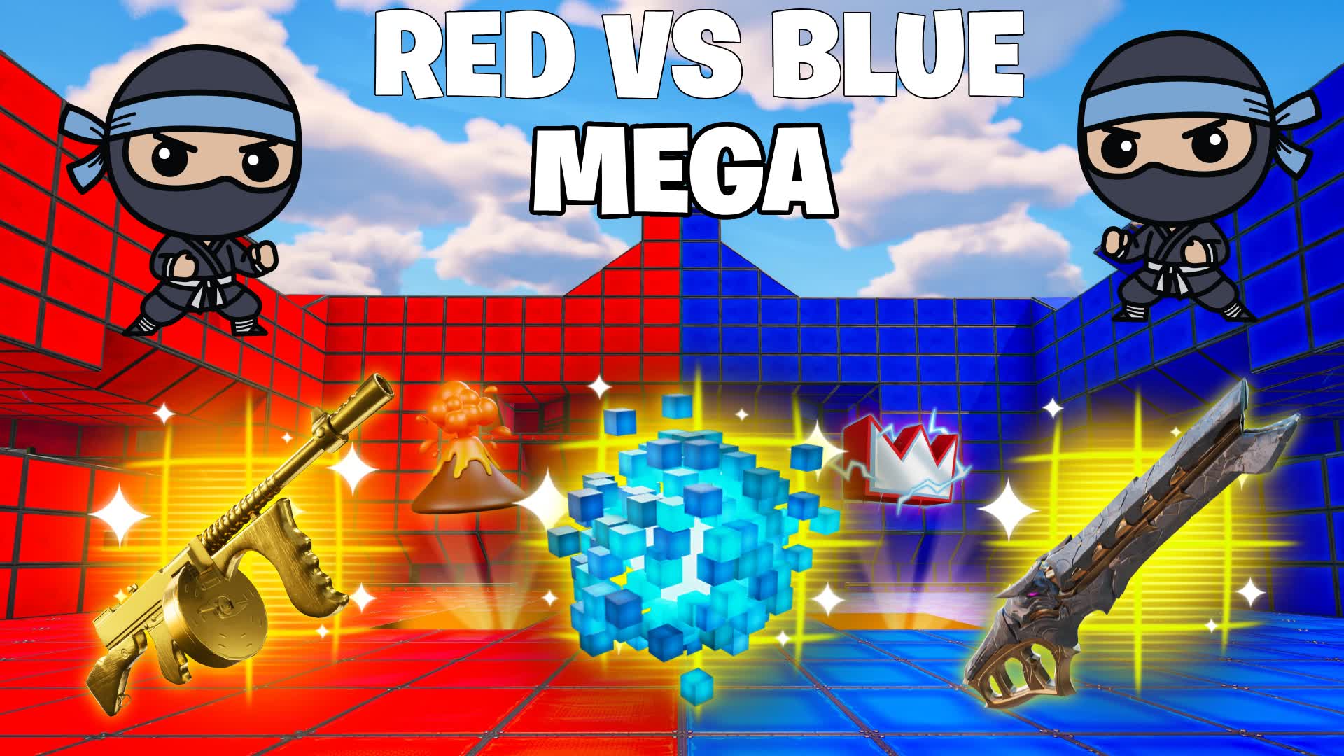 Gun vs Bots red vs blue 🔵🔴