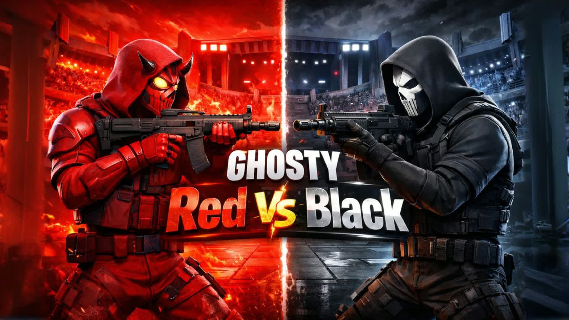Ghosty Red VS Black