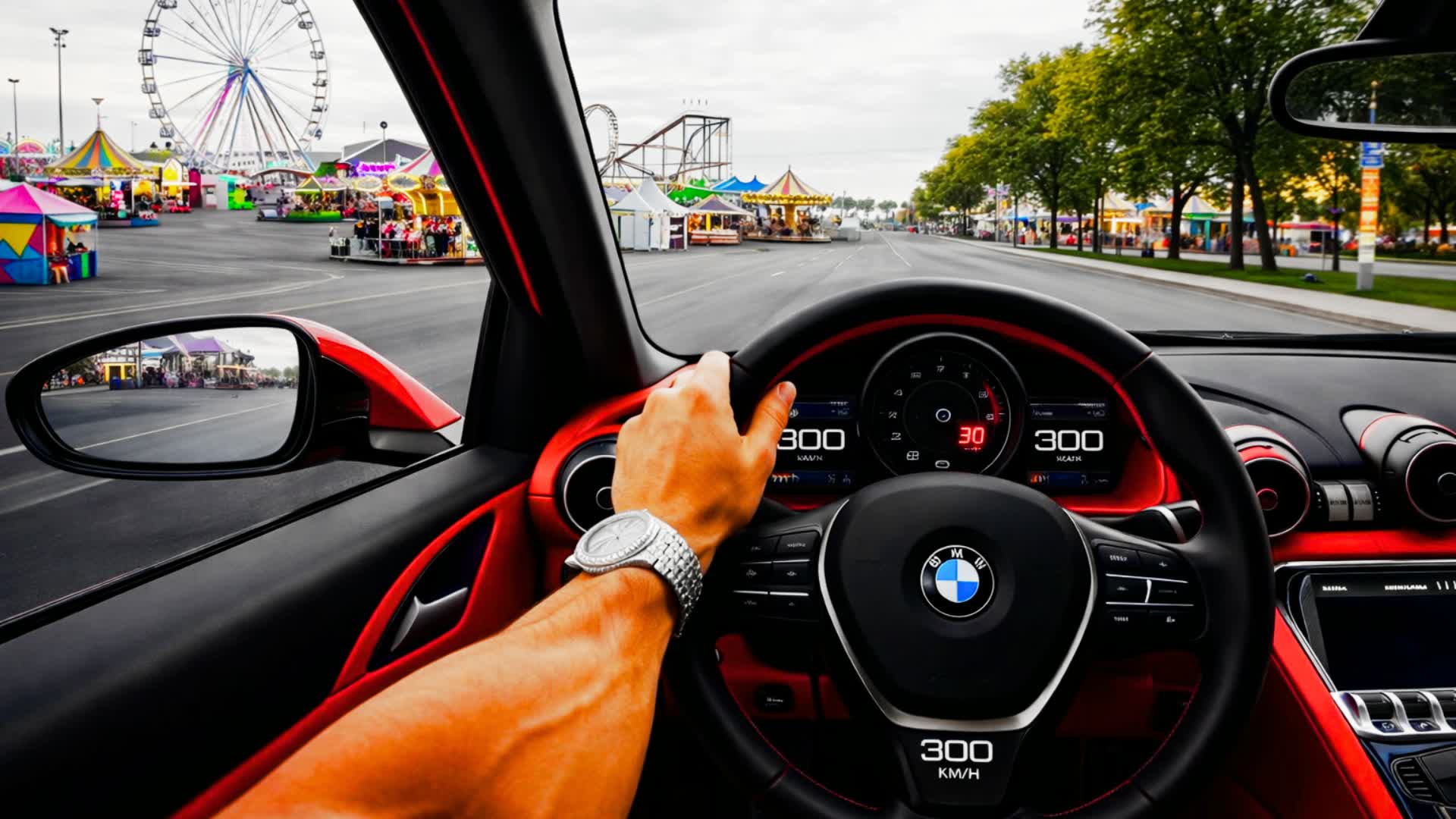 ファッションショー ホラー アズラの運転するゾンビ