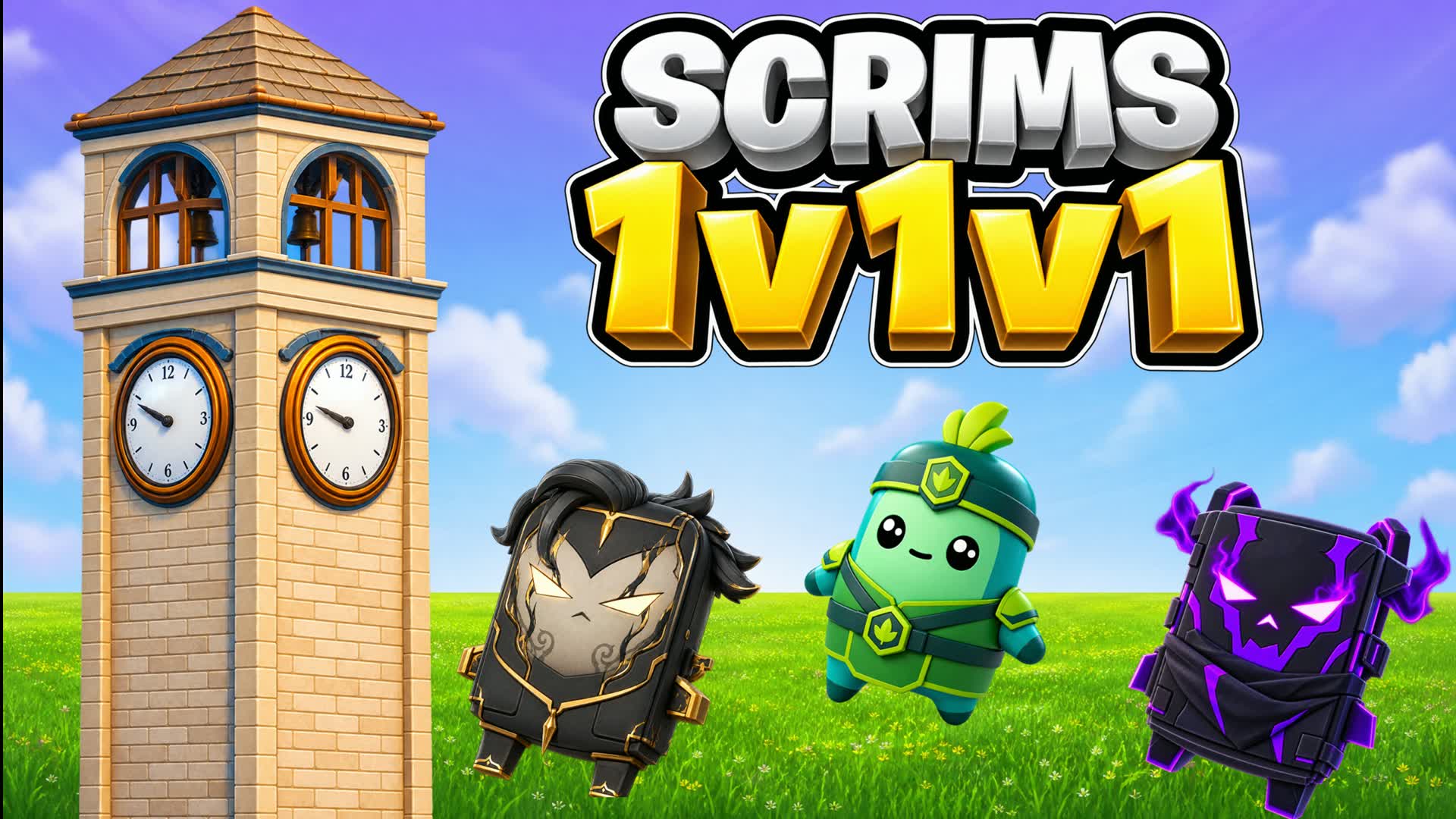 Scrims 1v1v1 - سكرمز الجبل ⛰️