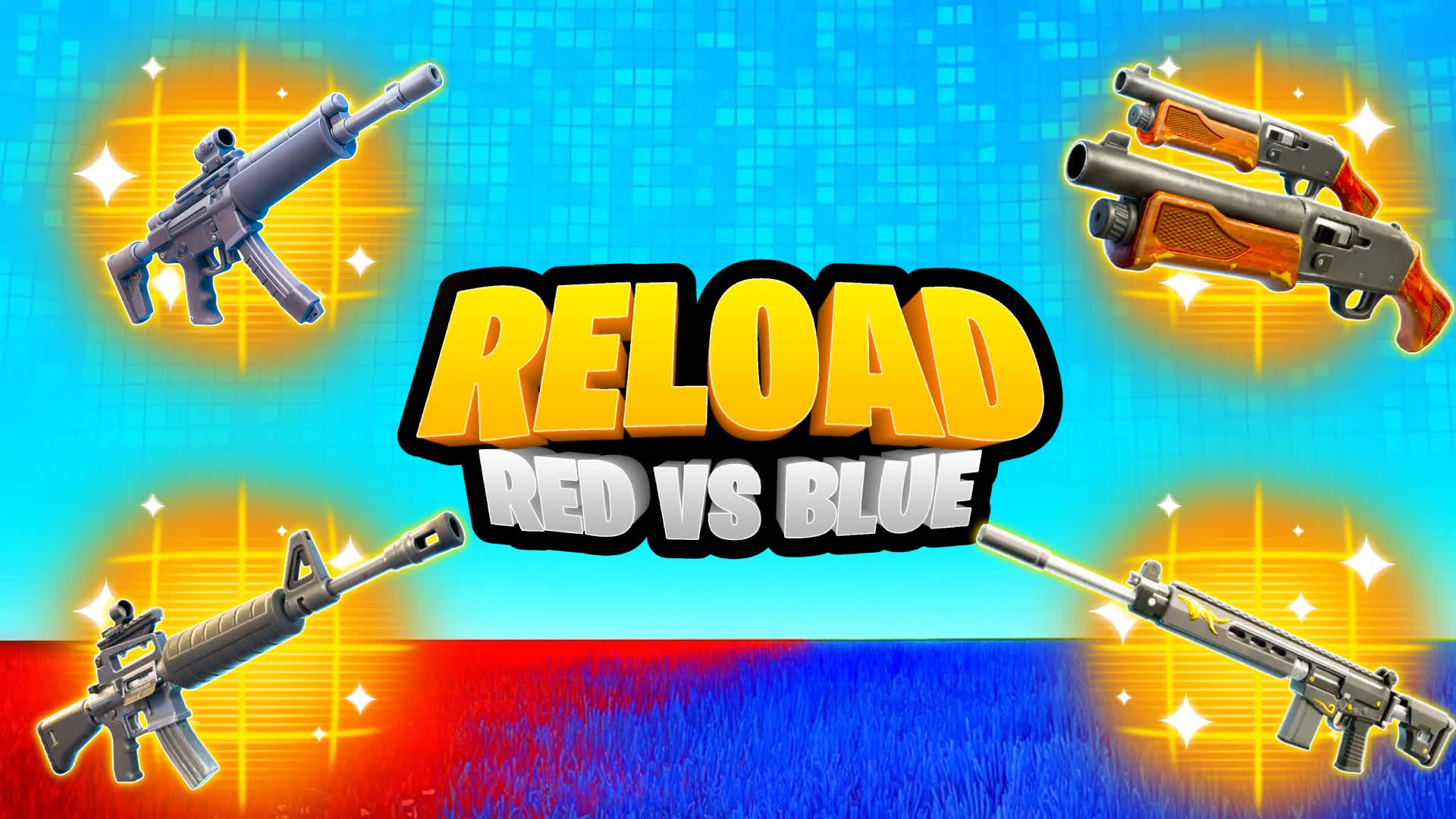 RELOAD RED vs BLUE 1v1🔴🔵