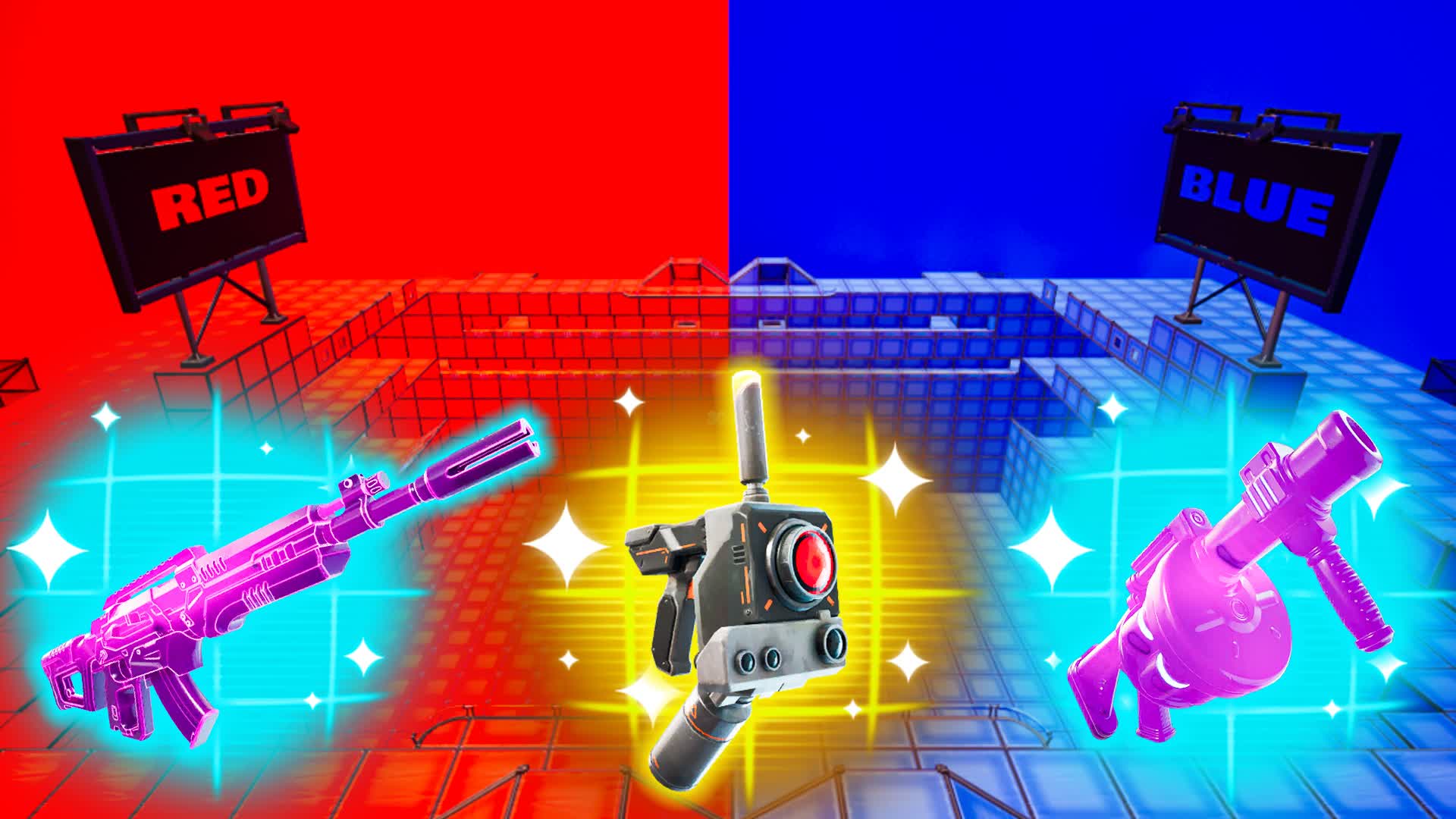 Insane Red vs Blue 🔴🔵 20 vs 20