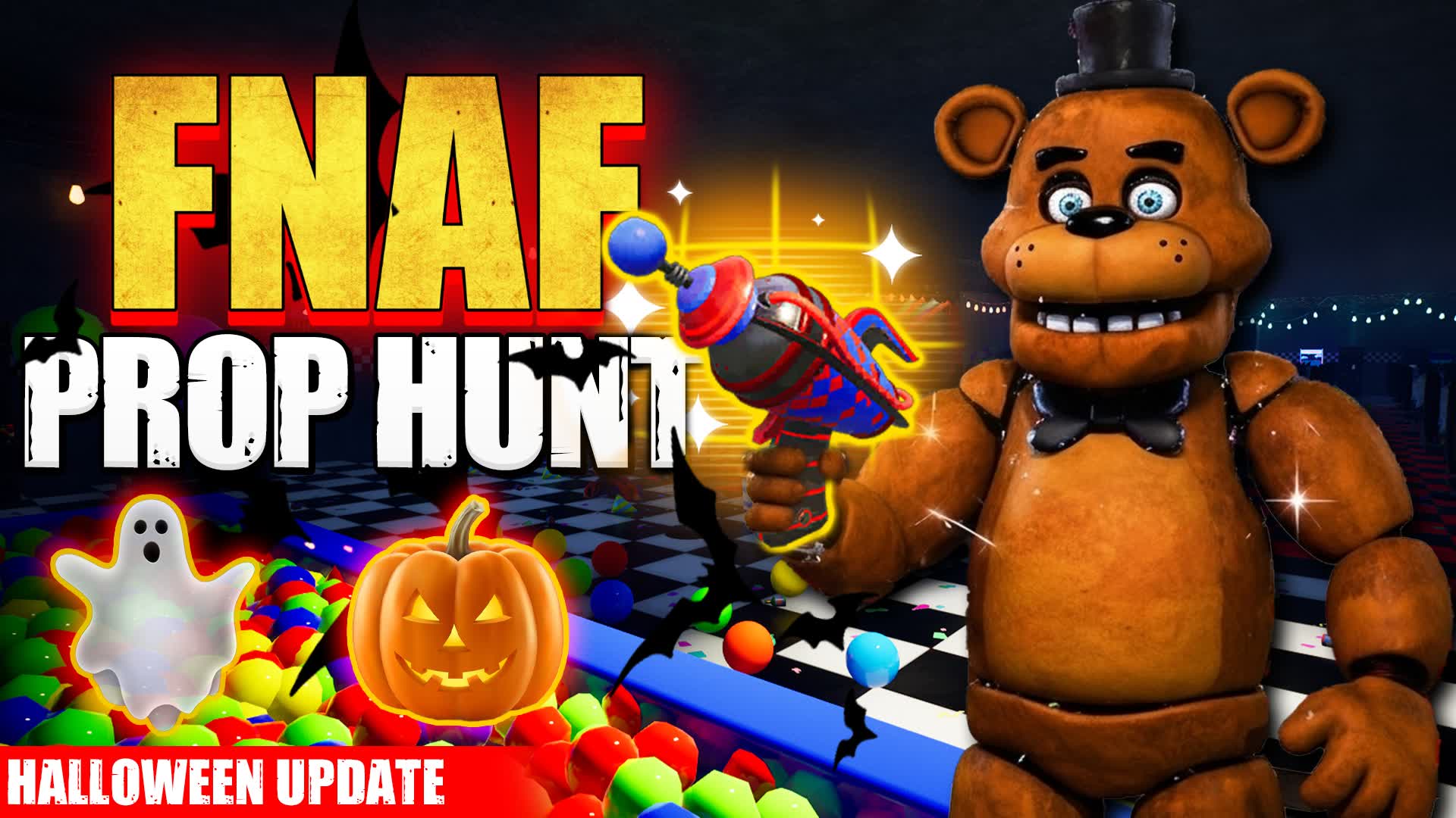 FNAF - PROP HUNT 🍕 CRAZY PROPS
