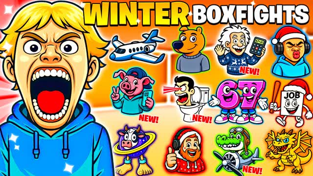 WINTER BOXFIGHTS🎄MEME BOX FIGHT📦
