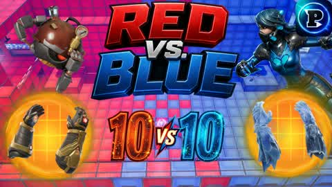 🟥🟦Red VS Blue Gun Game 10v10