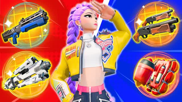 KPOP HUNTERS RED VS BLUE🔴🔵ALL GUN🔫