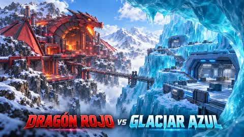 🔴 DRAGON ROUGE contre GLACIER BLEU 🔵