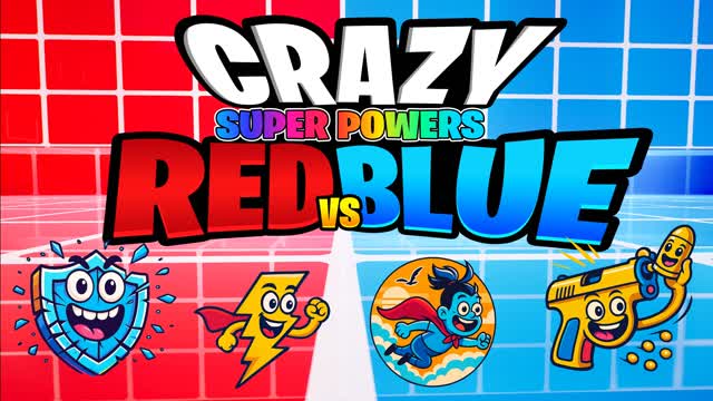 Crazy Super Powers: Red vs Blue ⚡