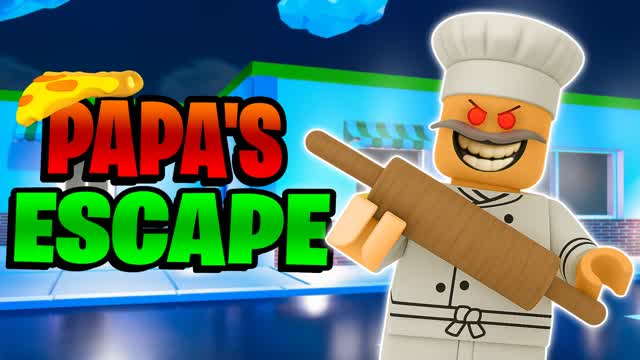 ESCAPE PAPA'S PIZZERIA OBBY🍕