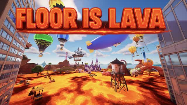 FLOOR IS LAVA OPEN WORLD Fun Party Game