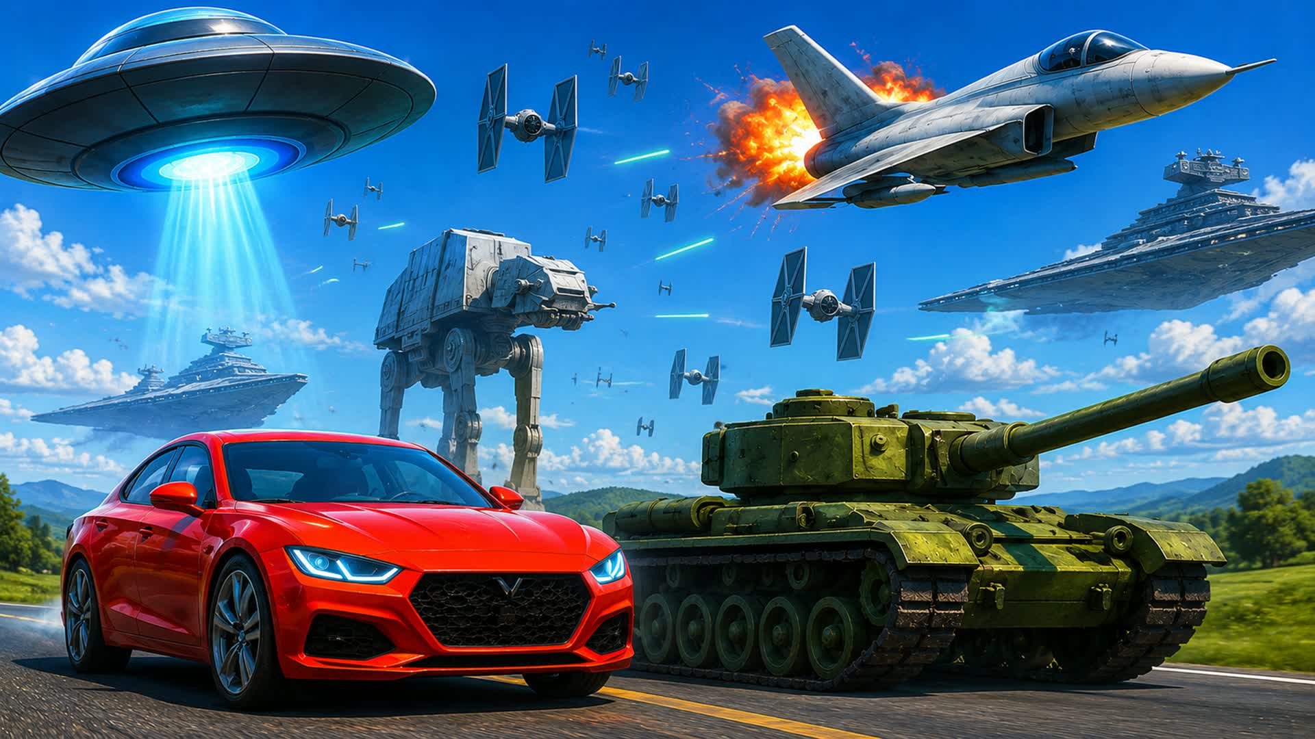 🚗 車 ✈️ 飛行機 👽 UFO ⭐️ スター・ウォーズ