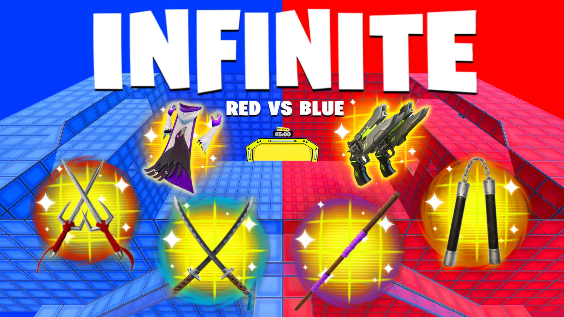 INFINITE RED VS BLUE 🔴🔵 RELOAD 1V1 FFA