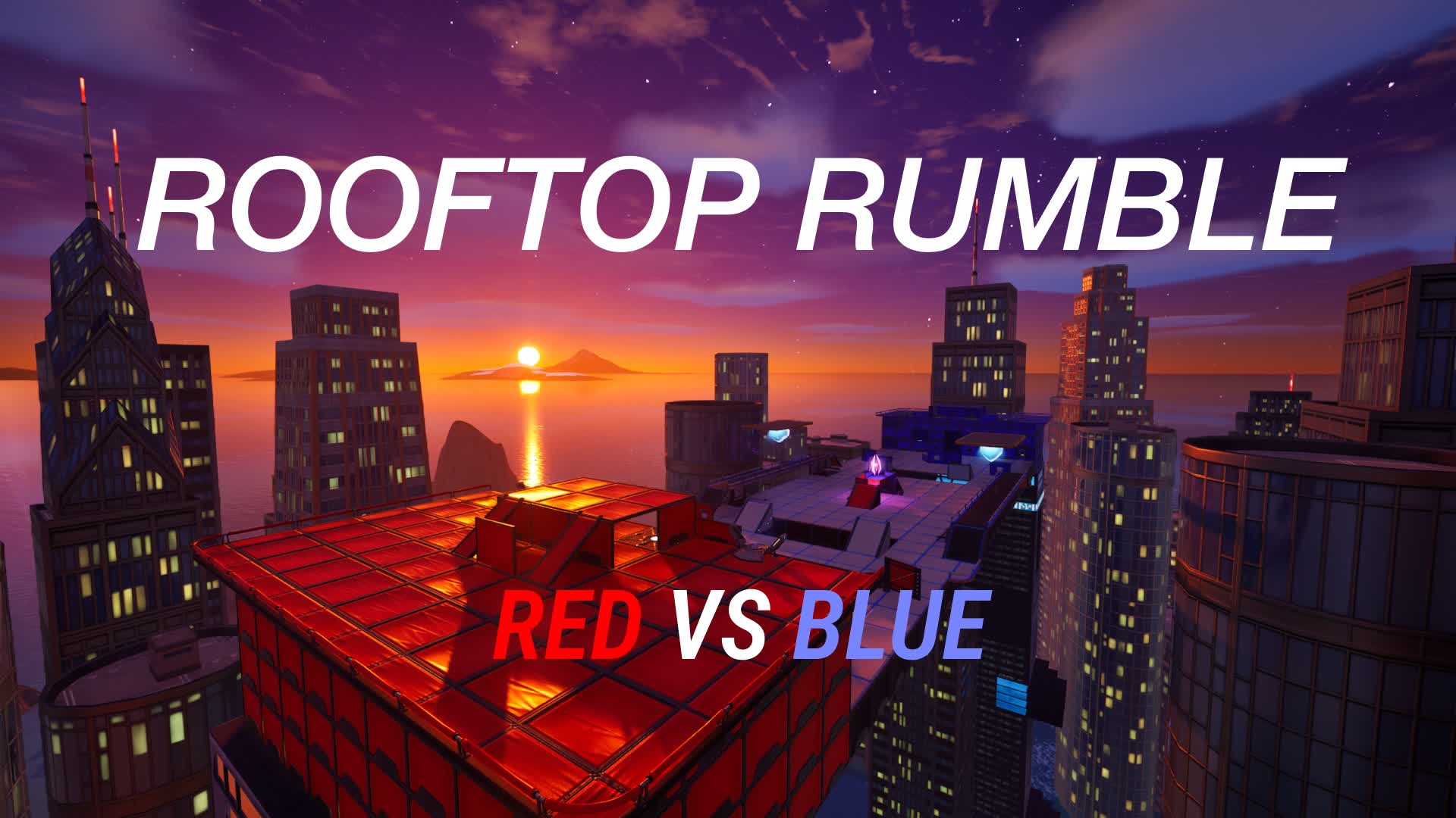 Rooftop Rumble RED VS BLUE 808238989493 by Mr. Llamaツ Fortnite.GG