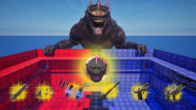 Godzilla Red vs Blue 🔴🔵