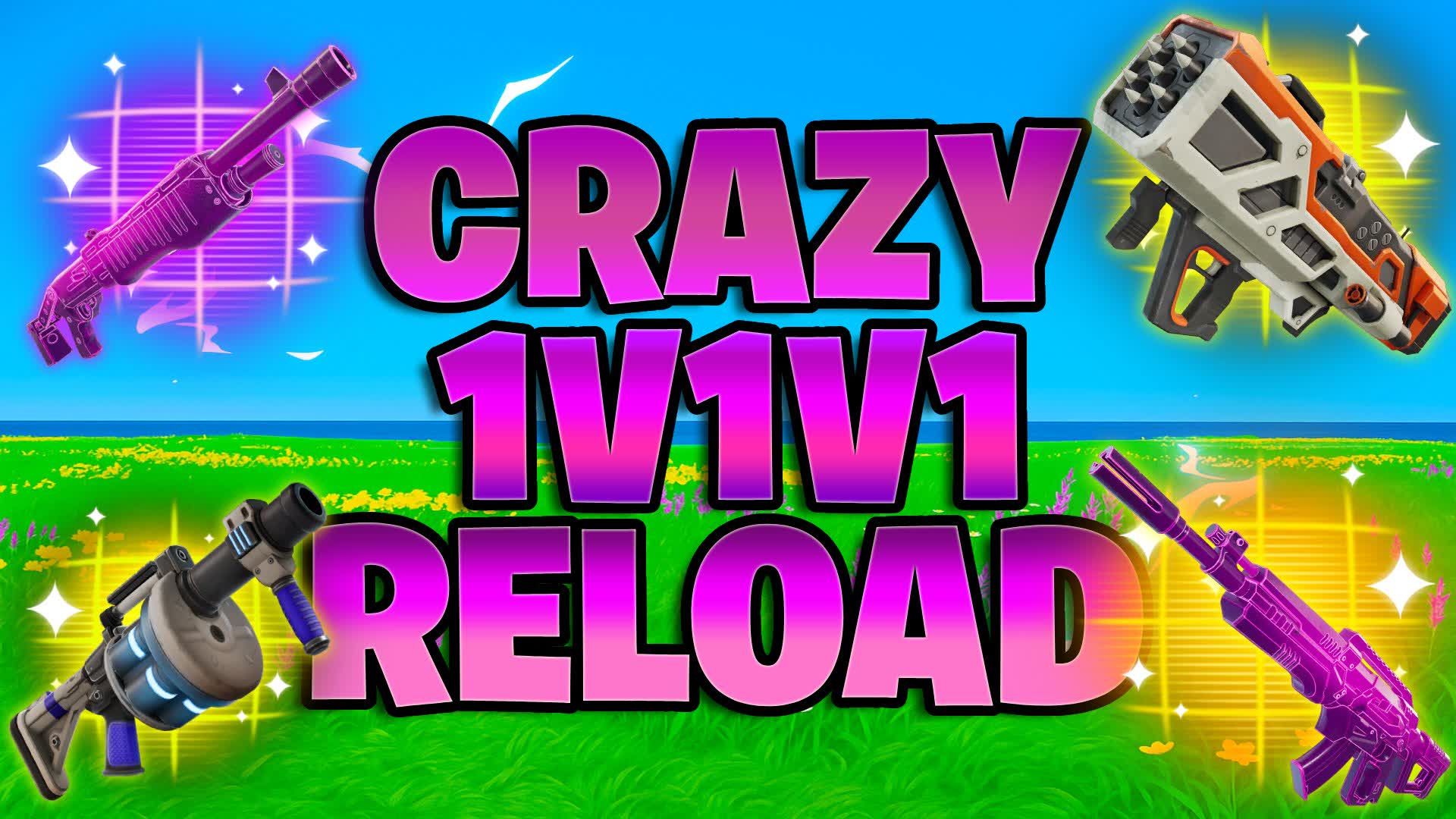 CRAZY 1V1V1 RELOAD 1V1 ALL GUNS FFA