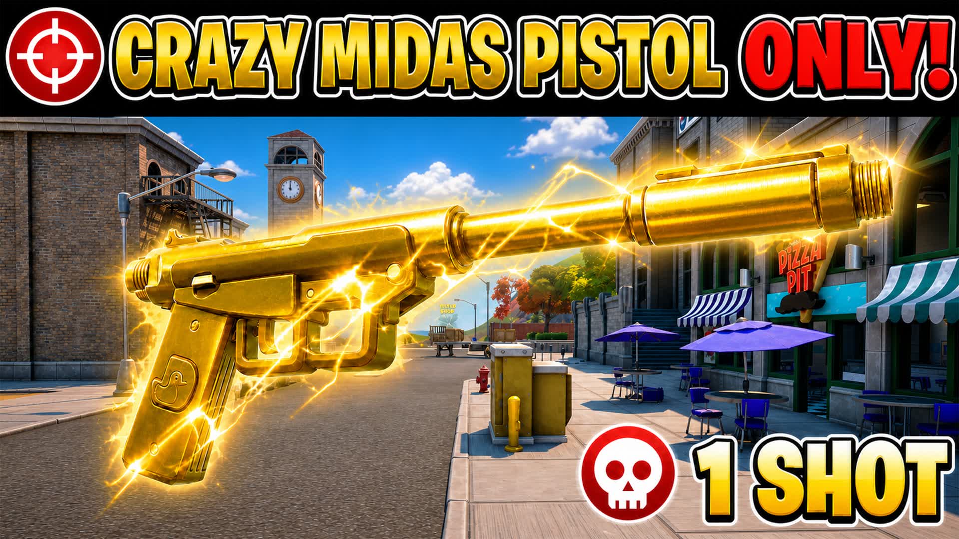 TILTED MIDAS PISTOL ONLY ONE SHOT FFA