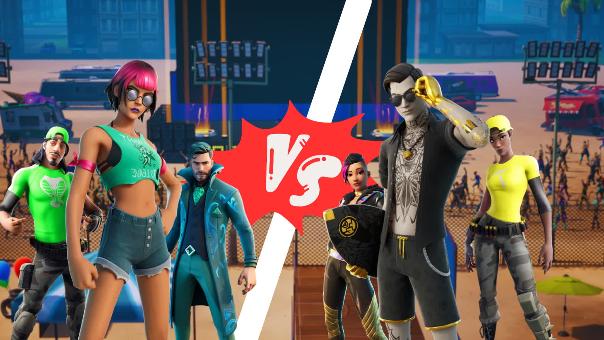 Summer Party 🏝 Green VS. Yellow