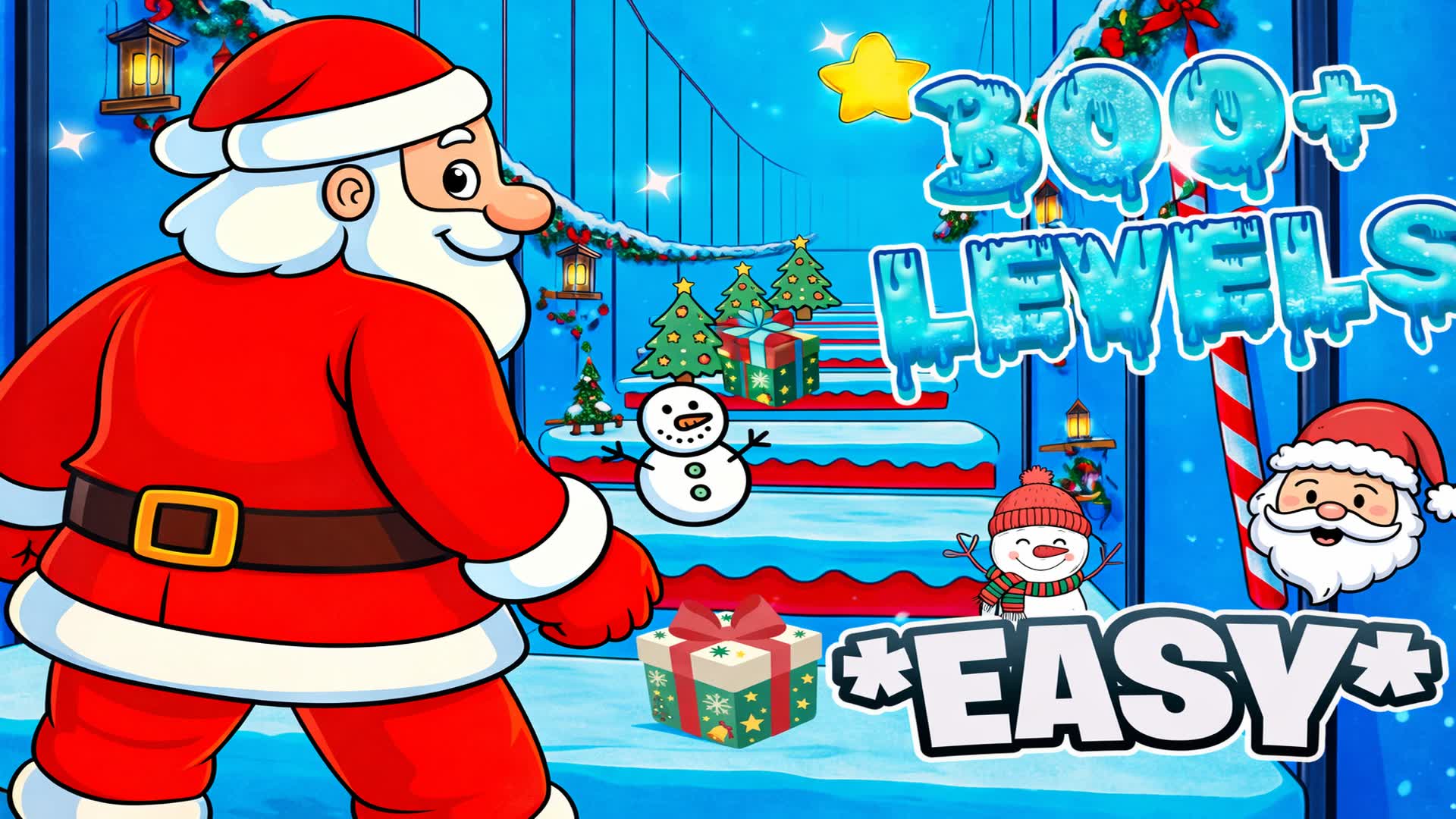 ❄️ EASY PARKOUR 300+ ❄️ SANTA