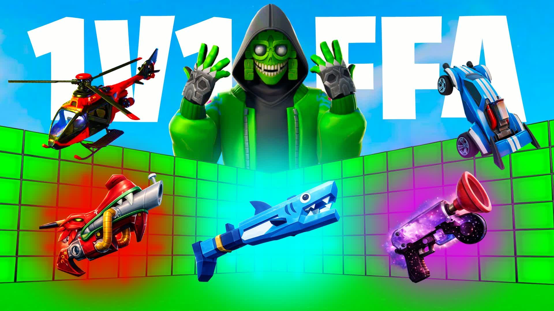 AMAZING 1V1 FFA - ALL WEAPONS & VEHICLES