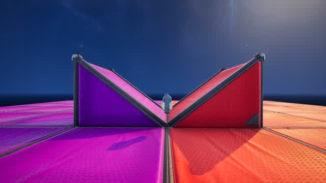 ULTRA RED VS PURPLE 1V1 BUILD FIGHT 🔴🟣