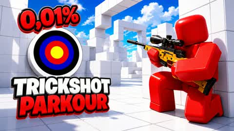CRAZY TRICKSHOT PARKOUR🎯(120 LEVELS)
