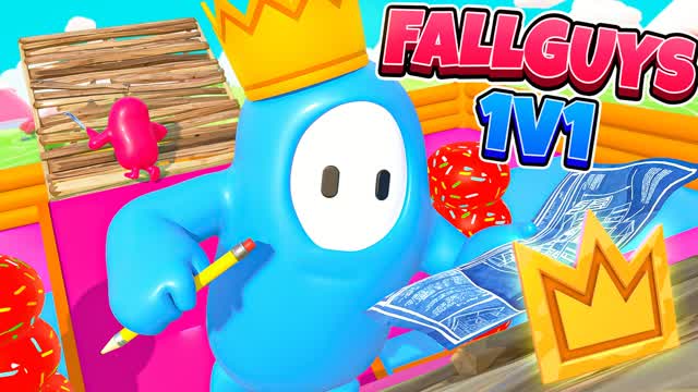 FALL GUYS👑 1V1💫
