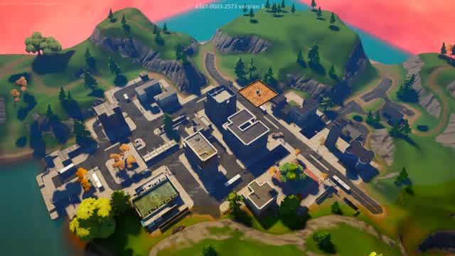 Tilted Towers Pit Gun Game