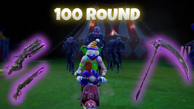 Zombie Circus 100 wave 🎪🧟🤡