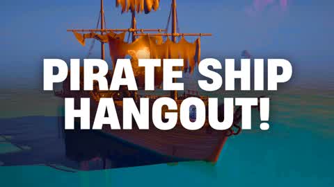 PIRATE SHIP HANGOUT PARTY ROYALE! 🌴
