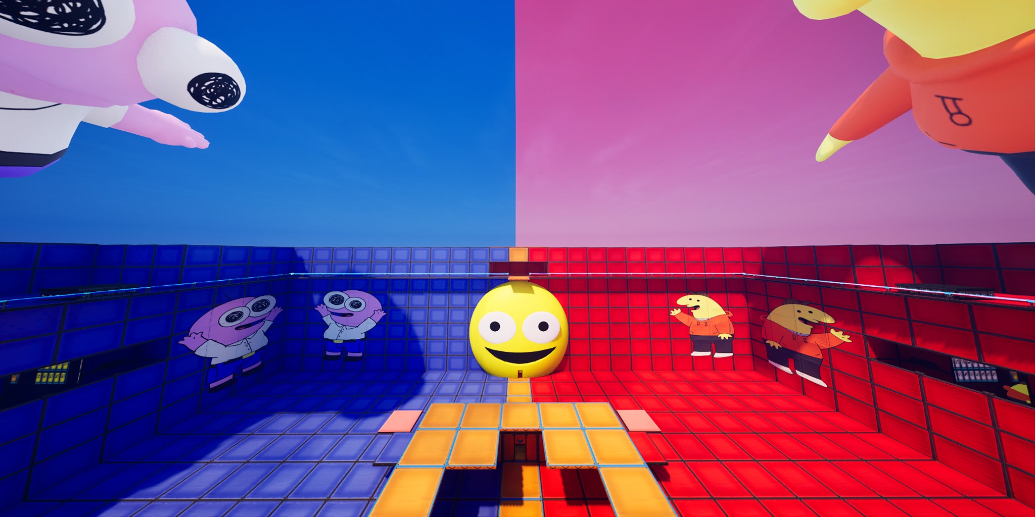 😀SMILING RED VS BLUE😀