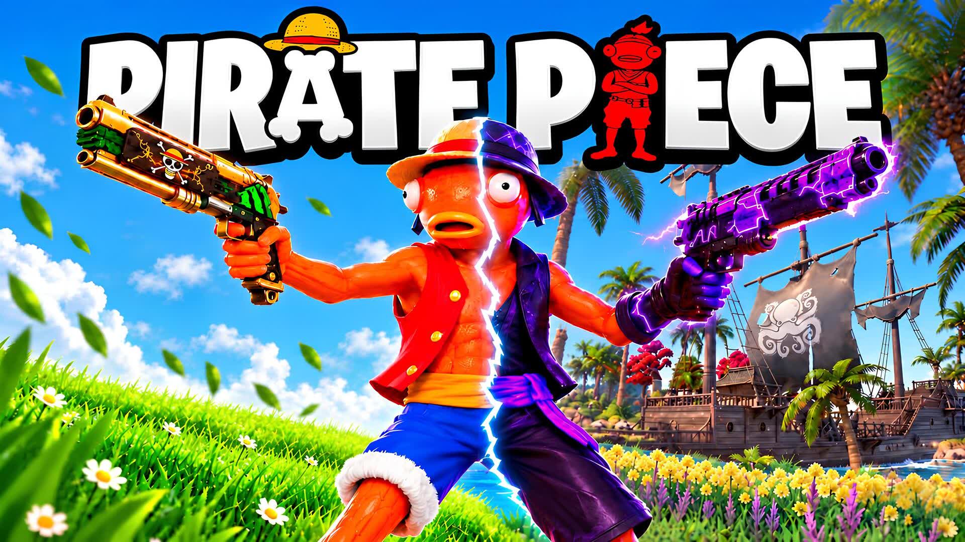 🏴‍☠️🎯PIRATE PIECE — GUN GAME🔫ONE SHOT - Fortnite island 8783-4608-1923 by эрaй
