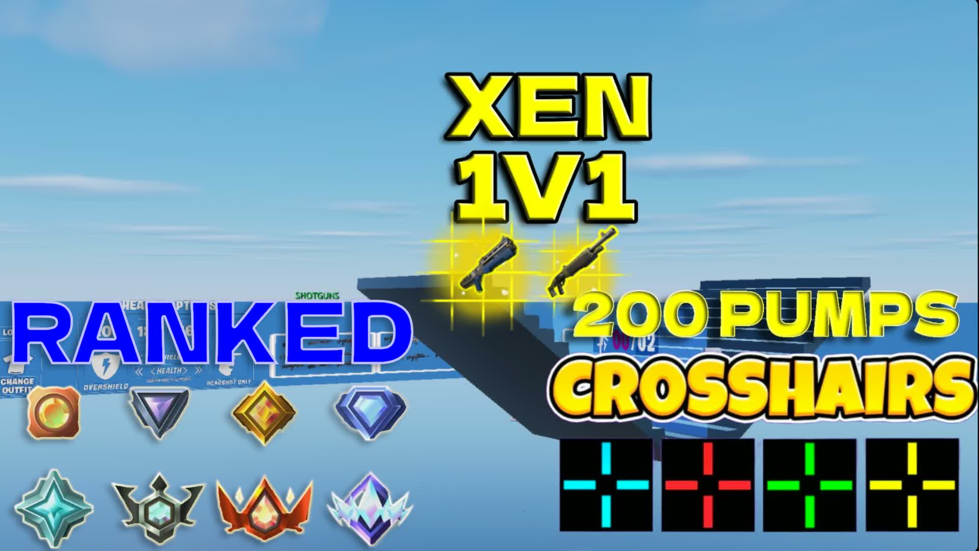 Xen 1v1 BUILDS FIGHTS (ONE PUMP)