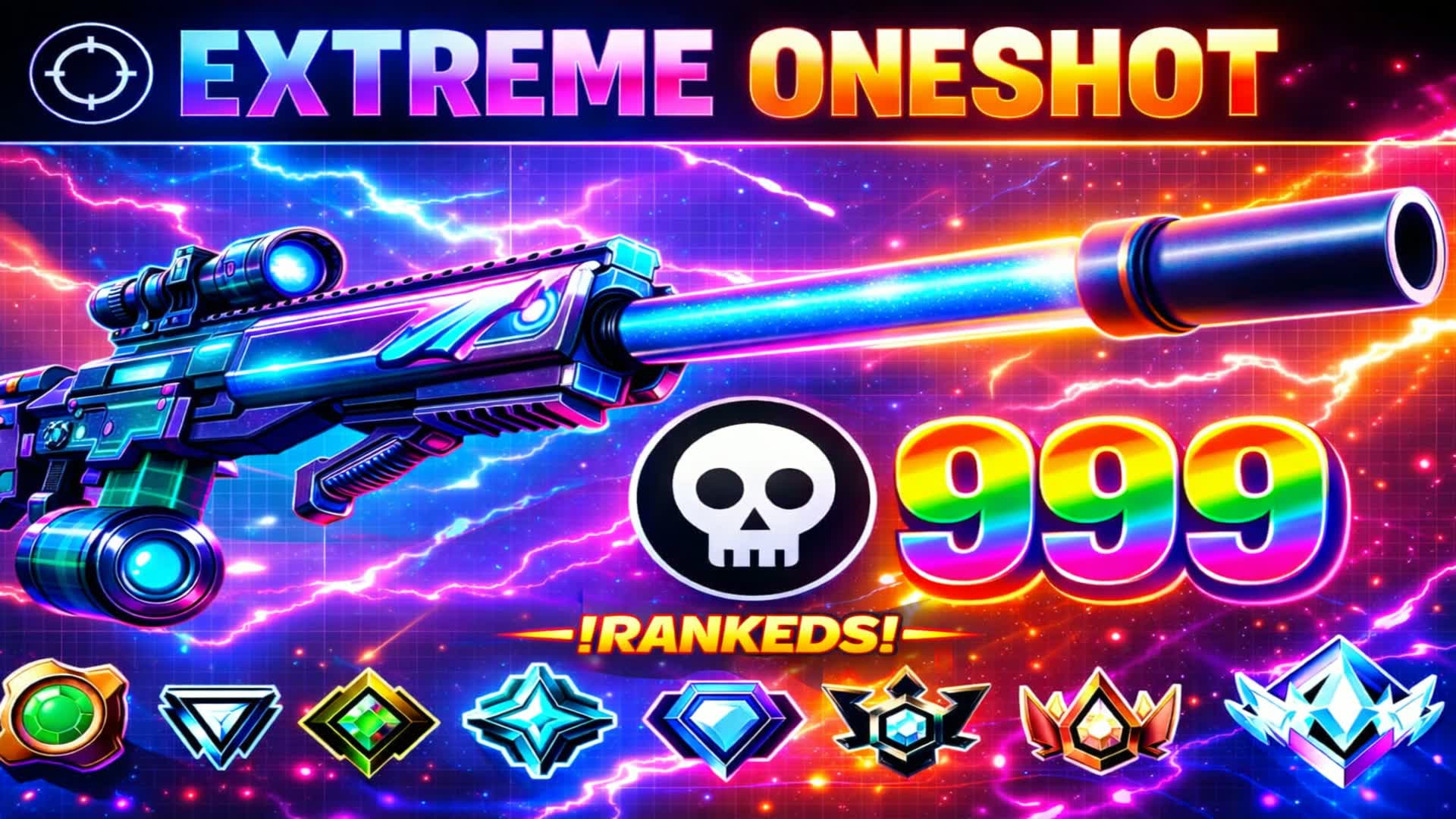 🔥EXTREME ONESHOT FFA🔥!RANKEDS!💎