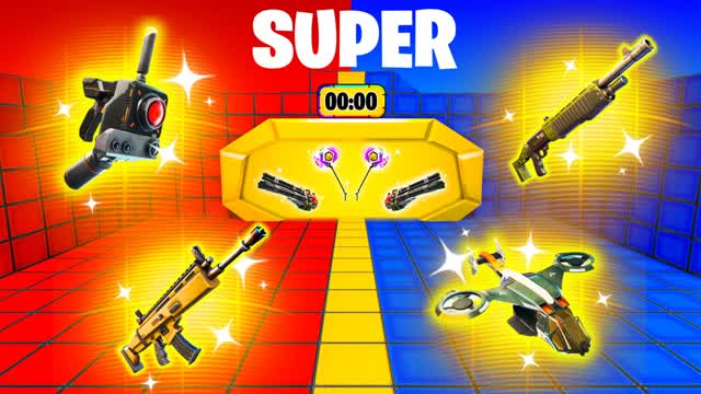 SUPER RED VS BLUE 🔴🔵 GODMAP