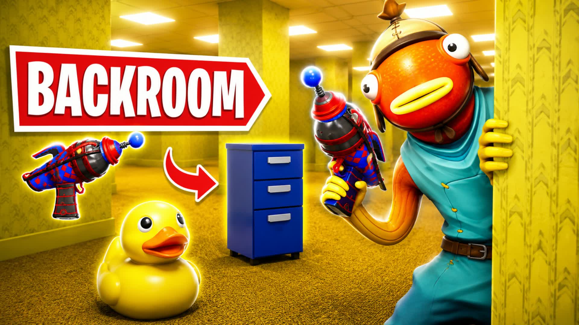 BACKROOMS PROP HUNT 👁️ IMPOSSIBLE