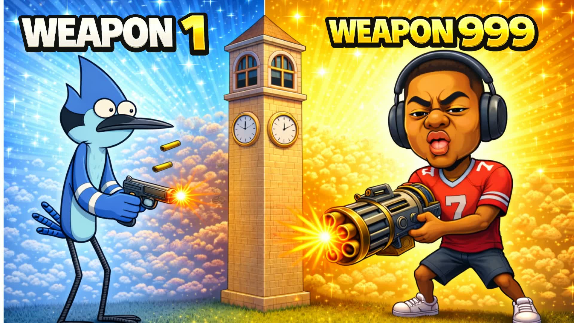 😎 SUPER GUN GAME 🔫 AURA ONE SHOT SPEED