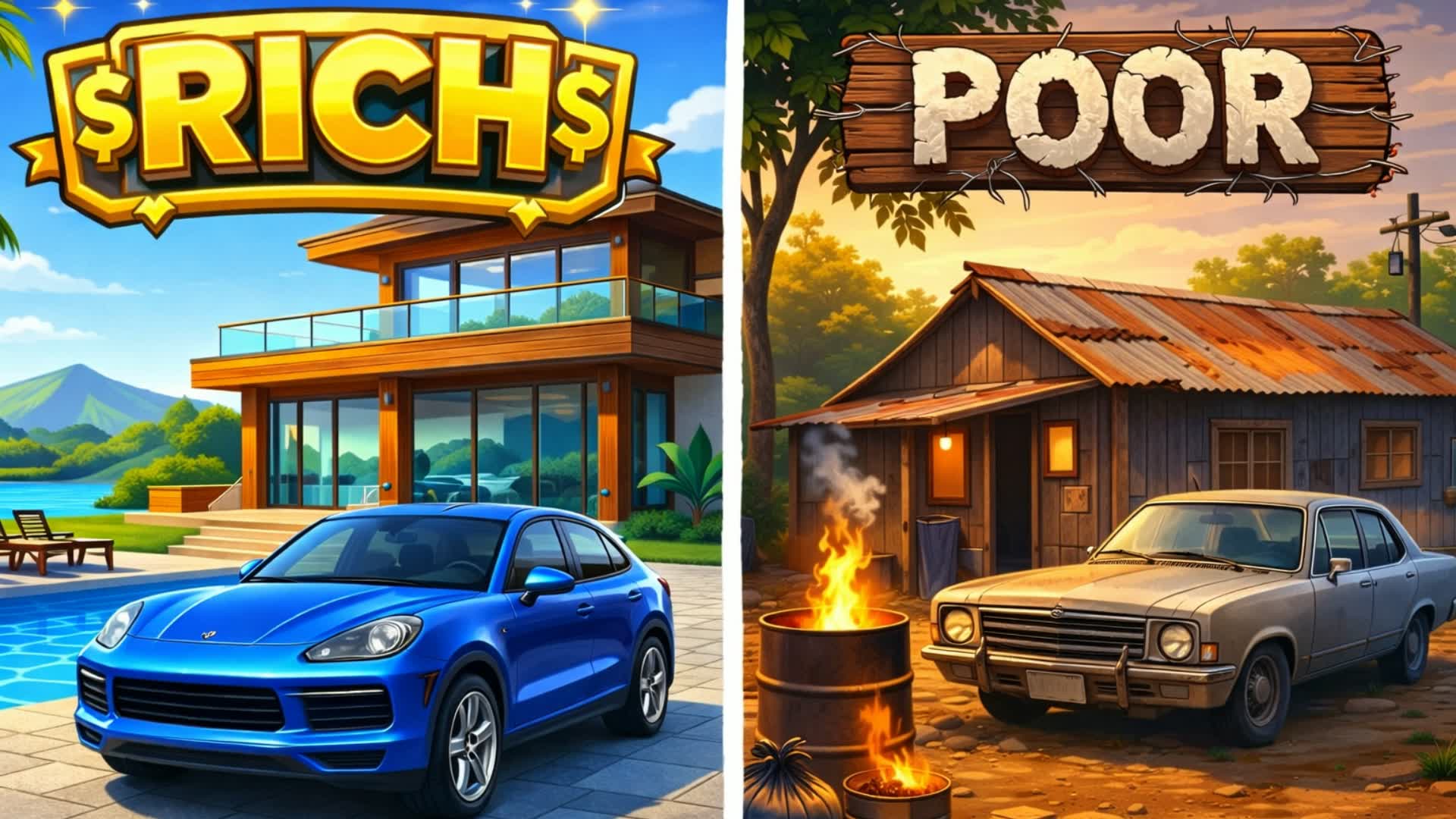 MIDDLE CLASS VS POOR CLASS TYCOON