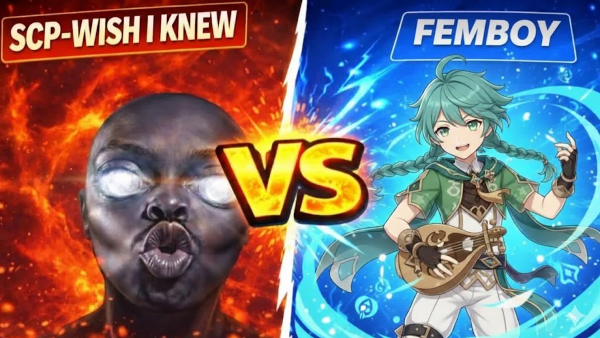 Wish I Knew VS Femboys!! Red Vs Blue❤️💙