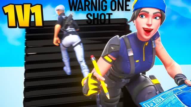 WARNING: 1VS1 (Free Build) (ONE SHOT)