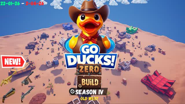 🦆!GO DUCKS! 📝🚫 Zero Build Zone Wars
