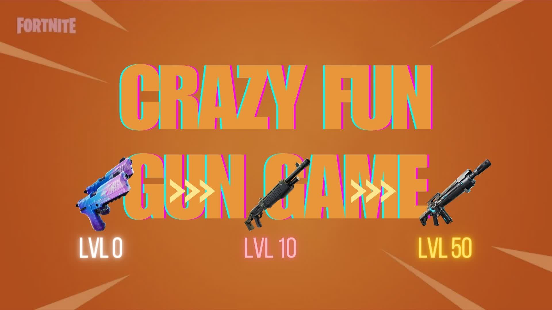 CREAZY FUN Gun Game 049824535071 by rmax Fortnite Creative Map