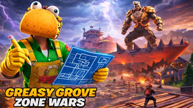 Zone Wars | Chaos in Greasy Grove 🌮