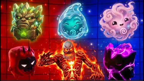 RED VS BLUE ELEMENTS