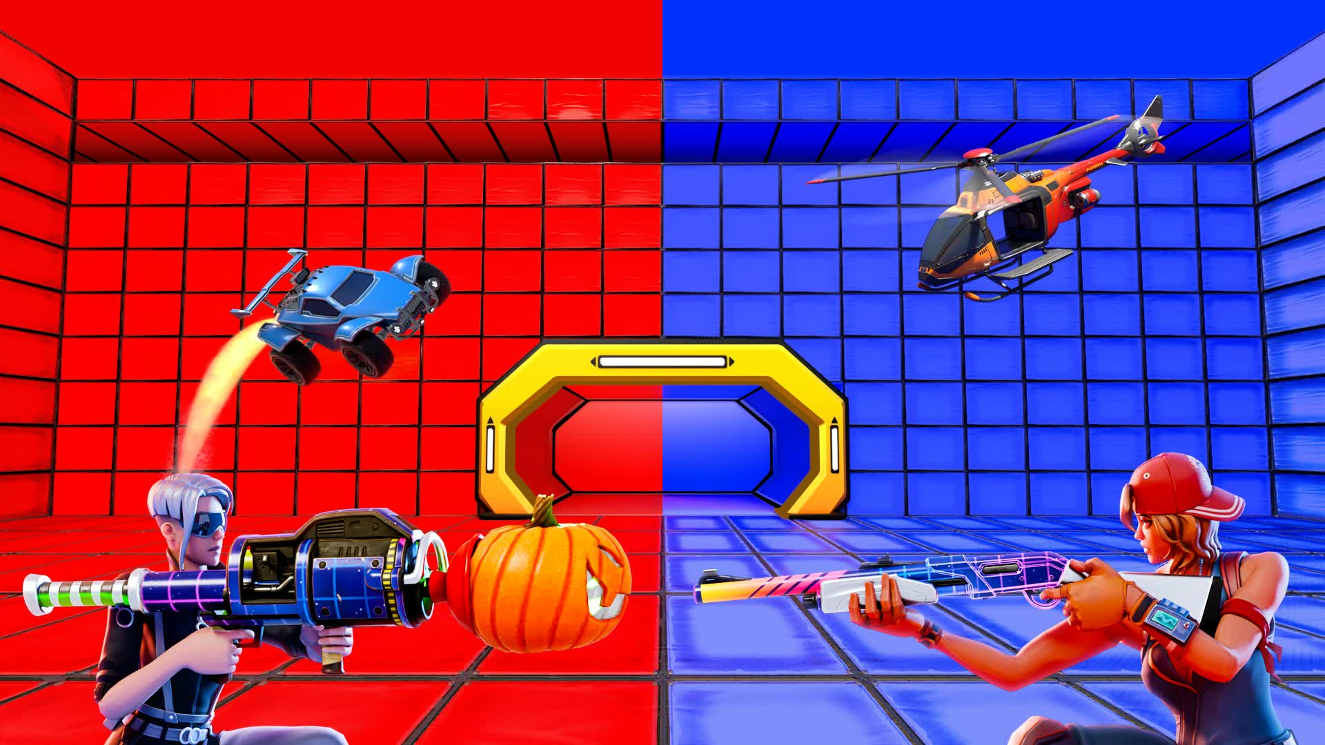 MEGA RED VS BLUE