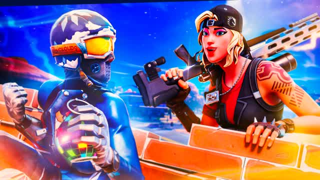 FLOATING 1V1 BUILD FIGHTS