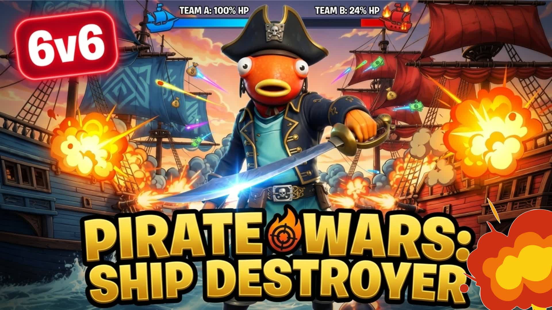 PIRATE WARS: DESTROY THE SHIP