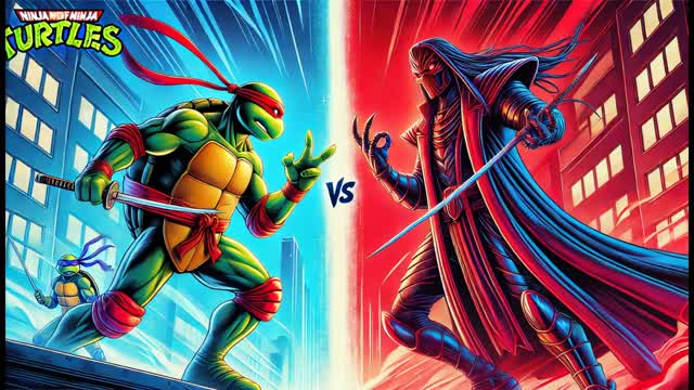 🔴 TMNT RED VS BLUE 🔵