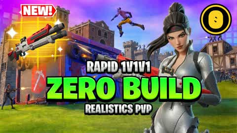 Rapid 1v1v1 Zero Build: Realistics PVP🎯