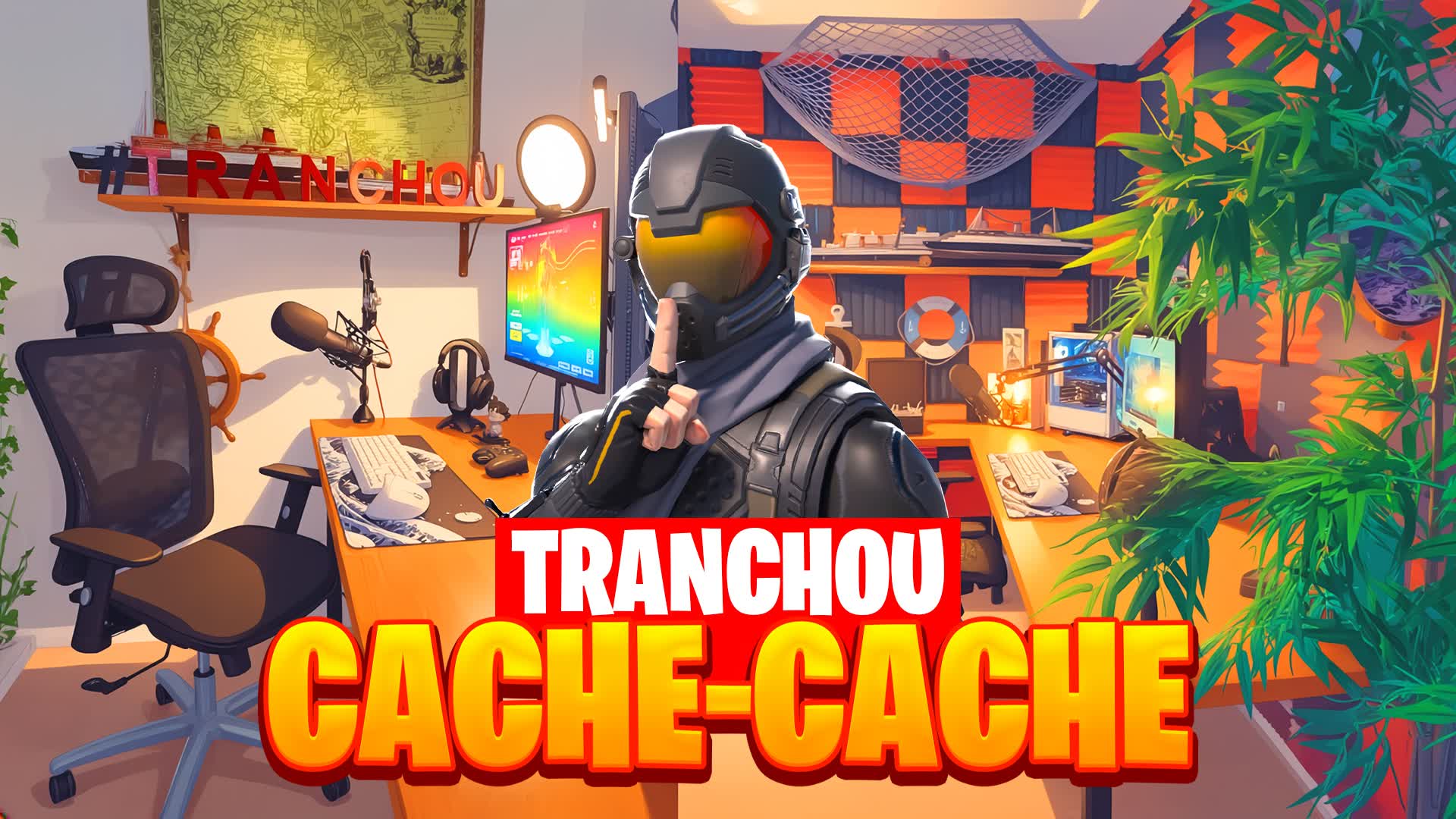 Cache cache dans un setup géant